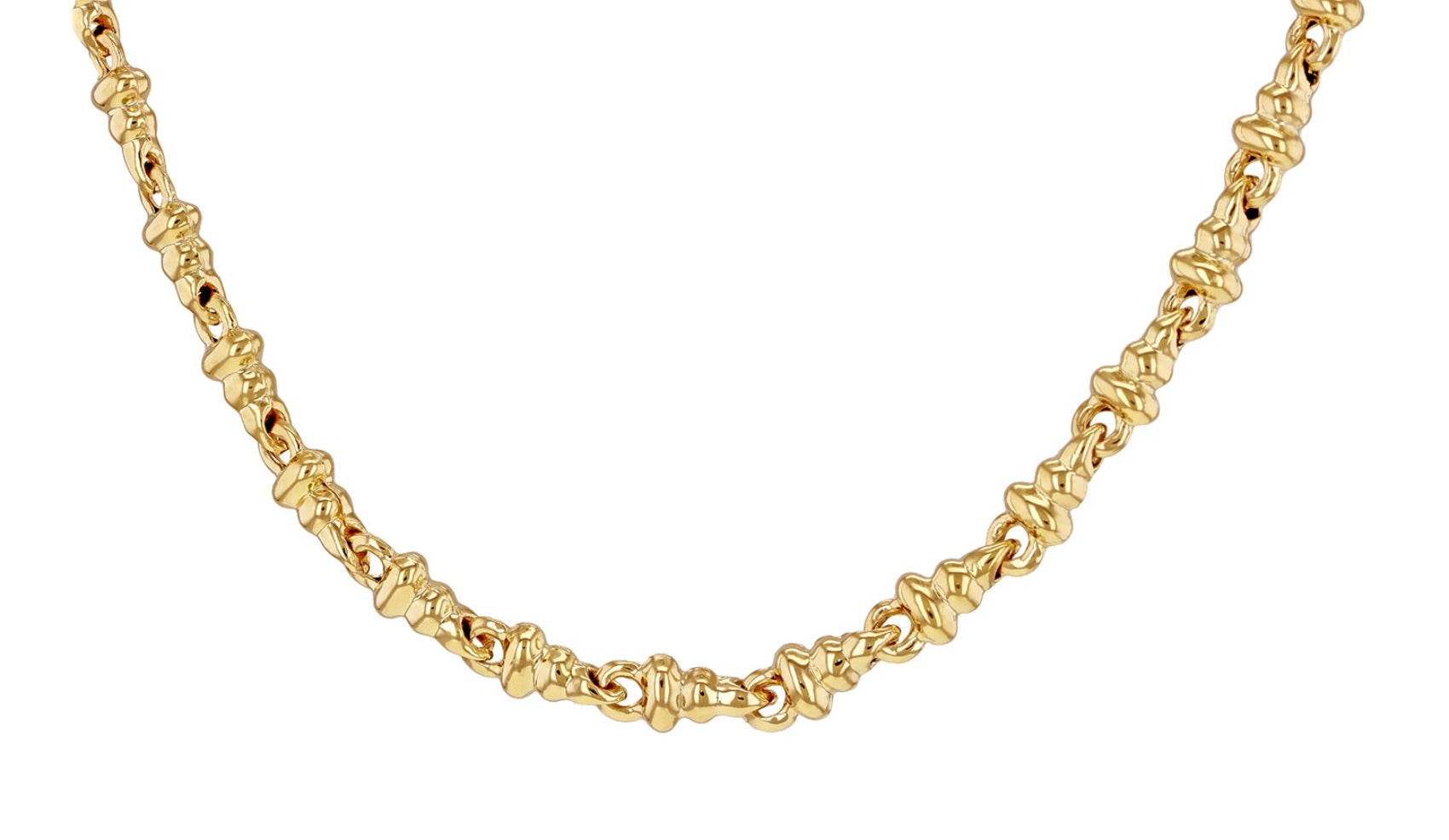 9ct Gold Serpentine Twist Necklace
