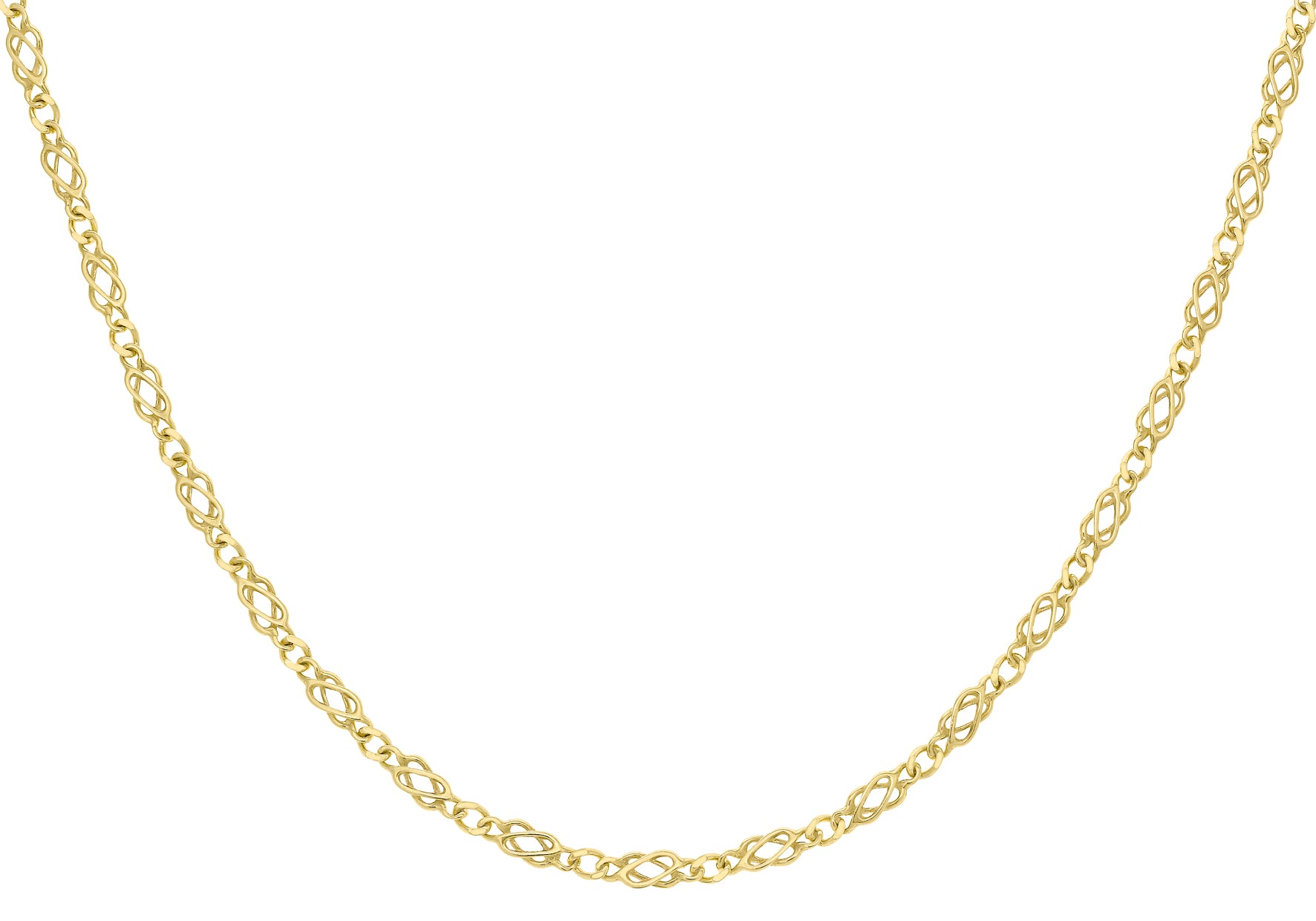 9ct Yellow Gold 70 Celtic Chain Necklace