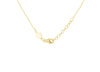9ct Yellow Gold Knotted Bar Necklace