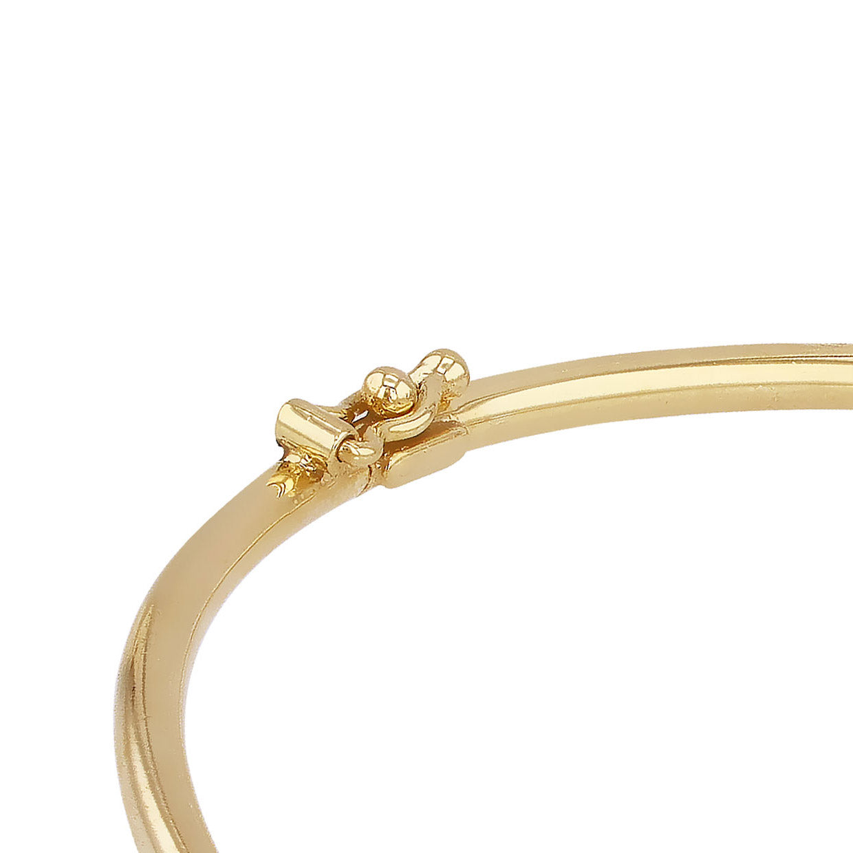 9ct Yellow Gold Starburst Butterfly Bangle