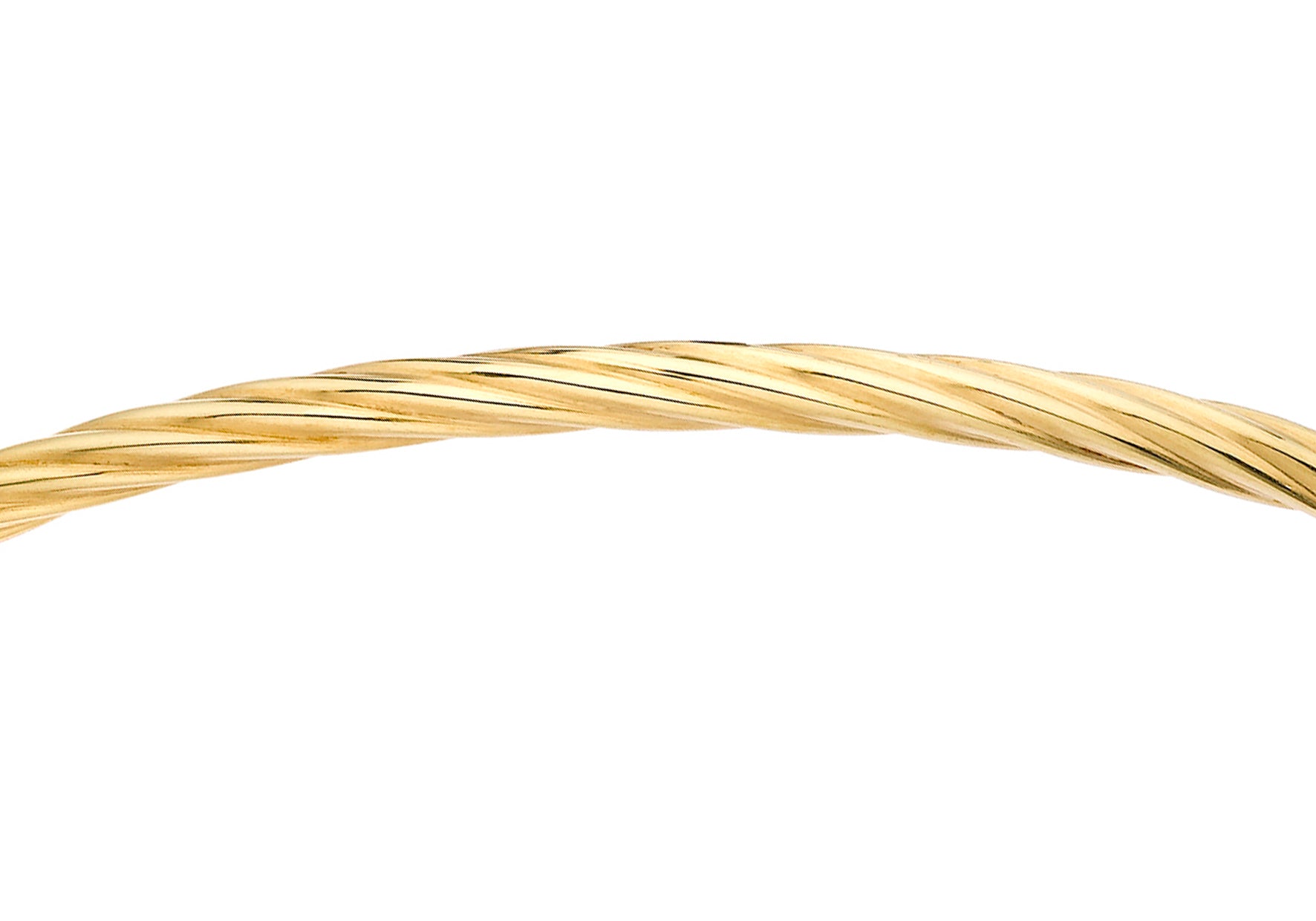 9ct Yellow Gold Half Twist Bangle