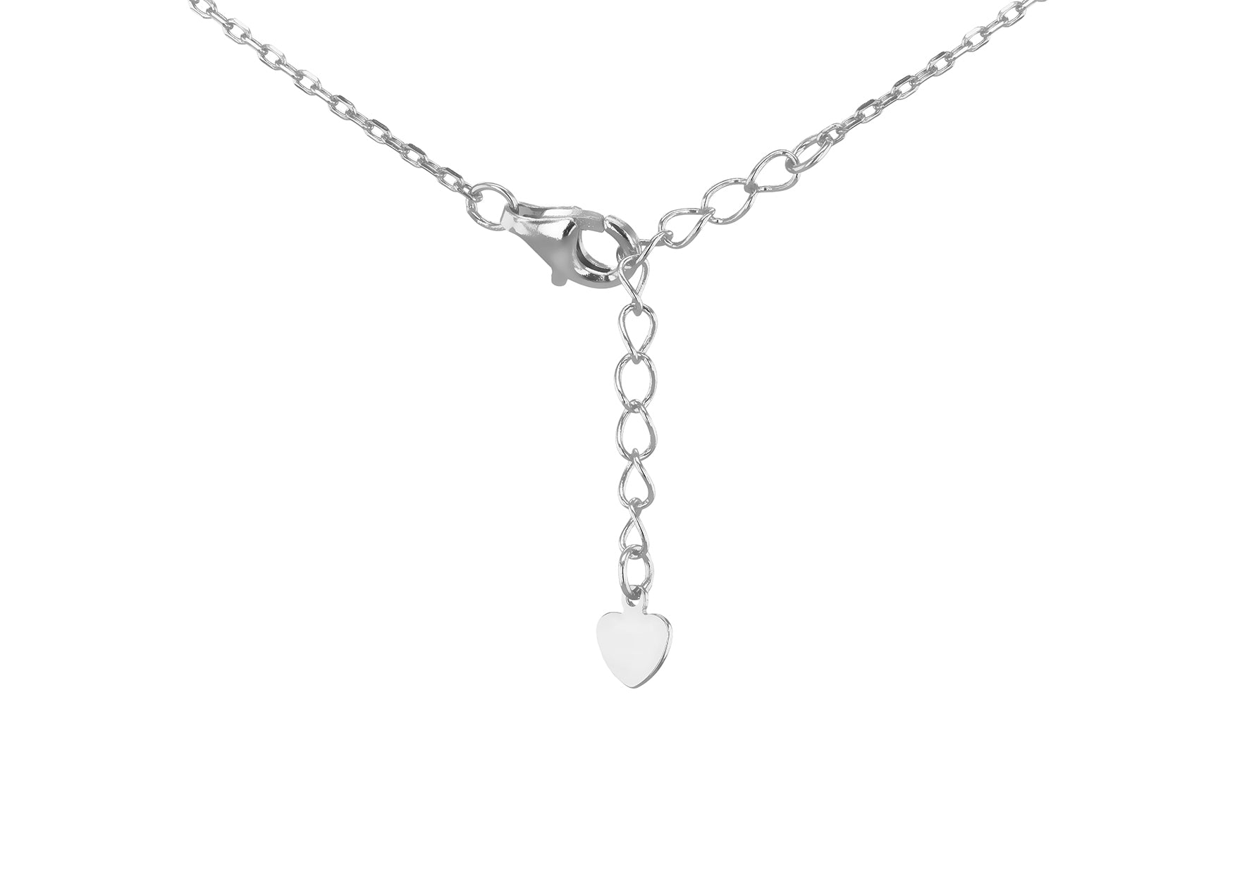 Sterling Silver Turquoise & Zirconia Clover Pendant