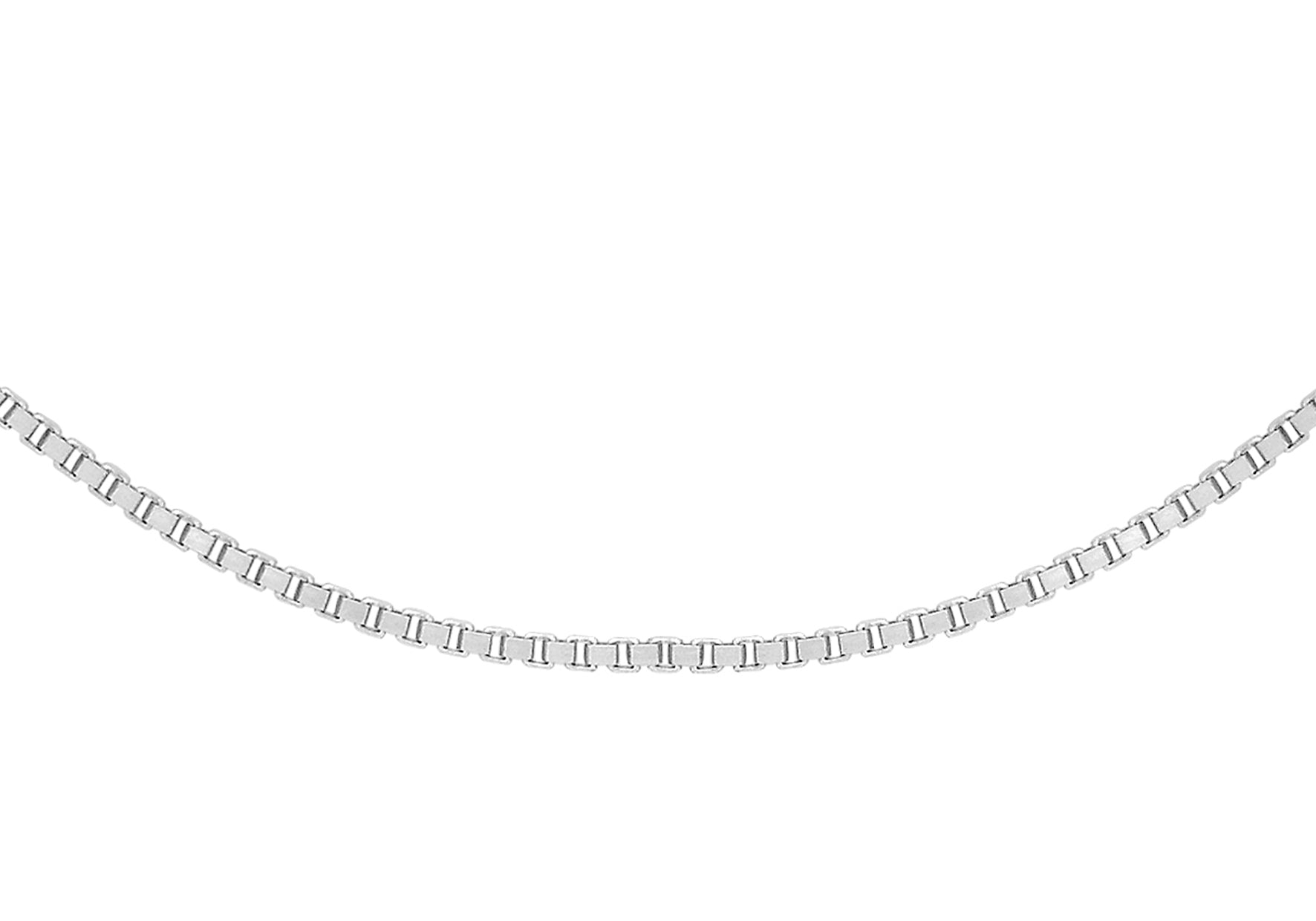 Platinum 15 Venetian Slim Box Chain