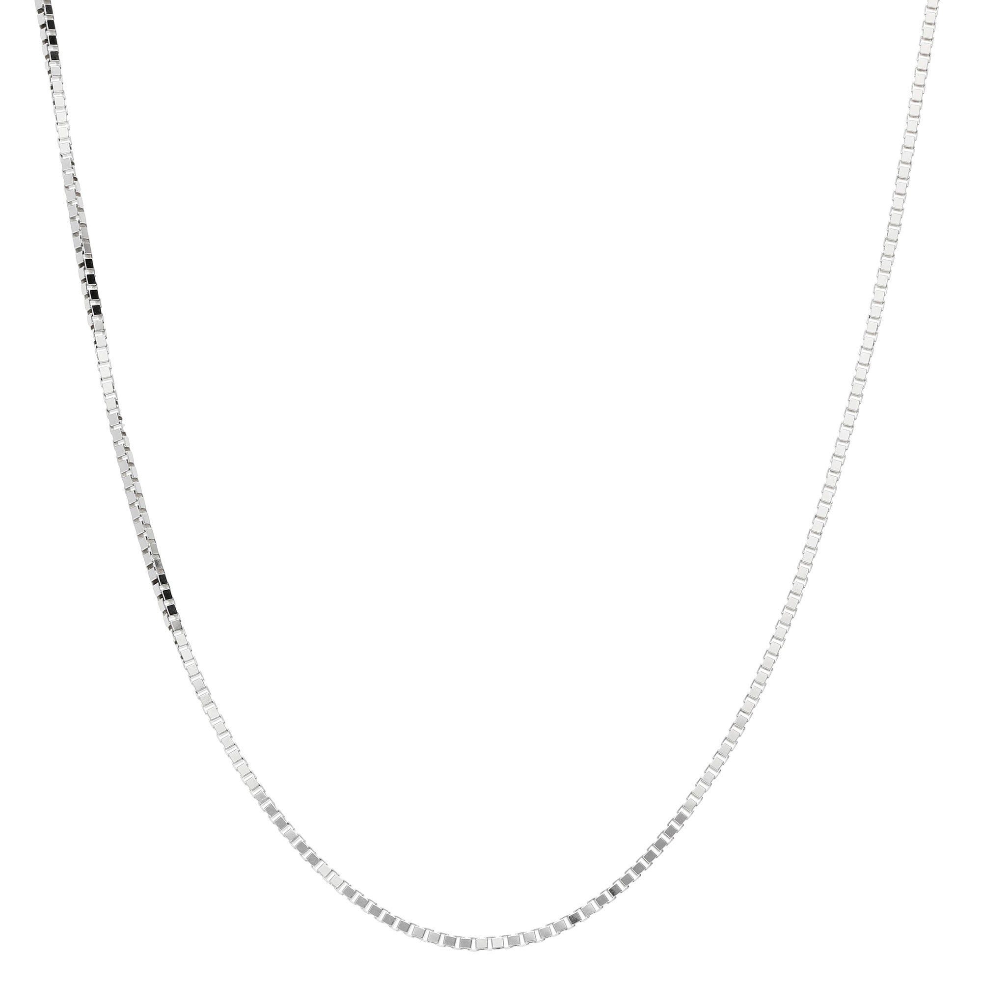 Platinum 15 Venetian Slim Box Chain