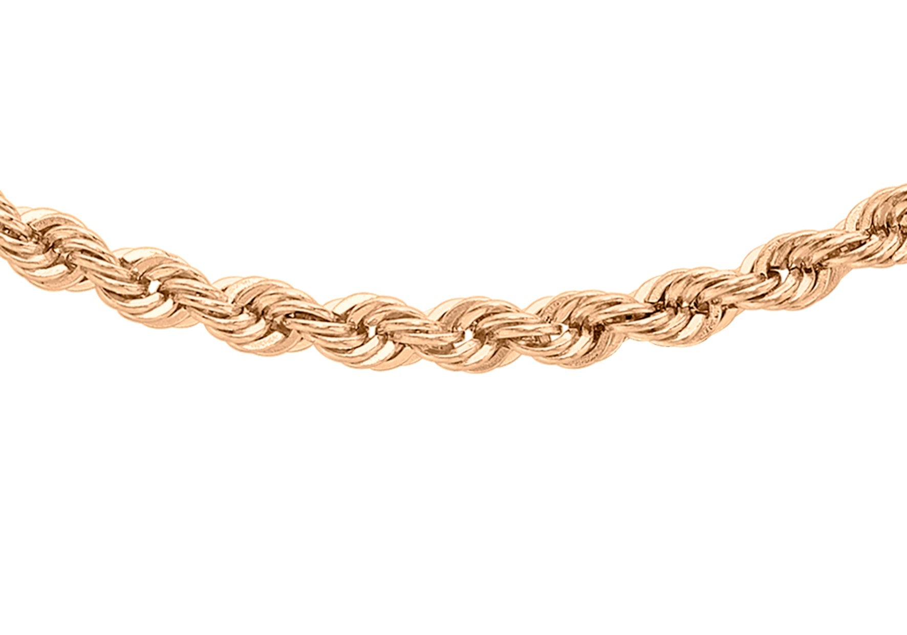 9ct Rose Gold 040 Rope Chain