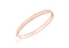 9ct Rose Gold Diamond Cut Flexible Bangle