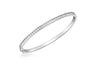 18ct White Gold 1.00t Diamond Bangle