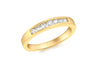 18ct Yellow Gold 0.25t Diamond Channel Set Eternity Ring