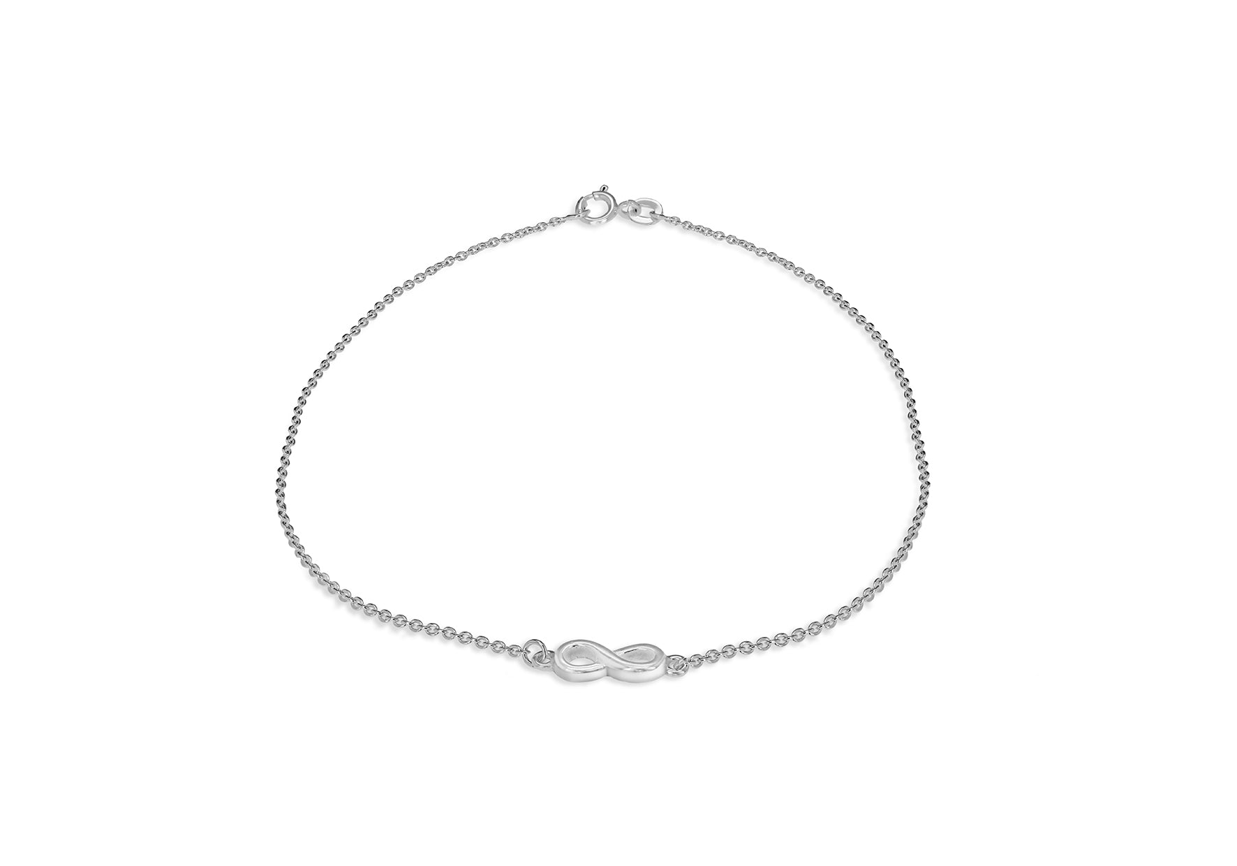Sterling Silver Infinity Anklet