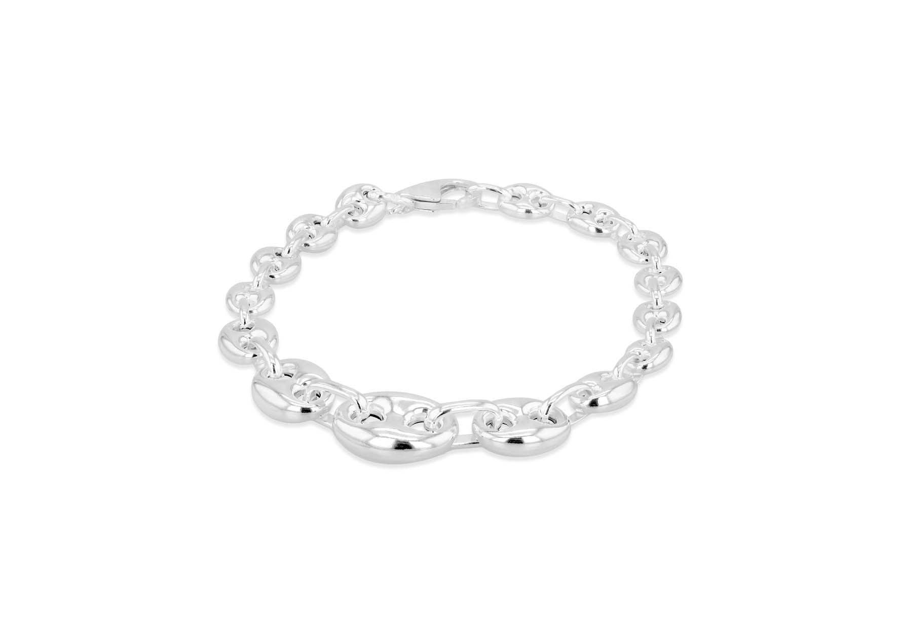 Sterling Silver Rambo Chain Bracelet