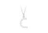 Sterling Silver Freshwater Pearls Initials Pendant