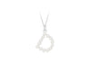 Sterling Silver Freshwater Pearls Initials Pendant