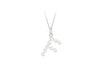 Sterling Silver Freshwater Pearls Initials Pendant