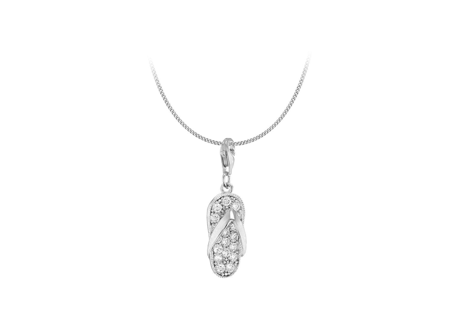 SILVER RH W/Zirconia FLIPFLOP FH RM9
