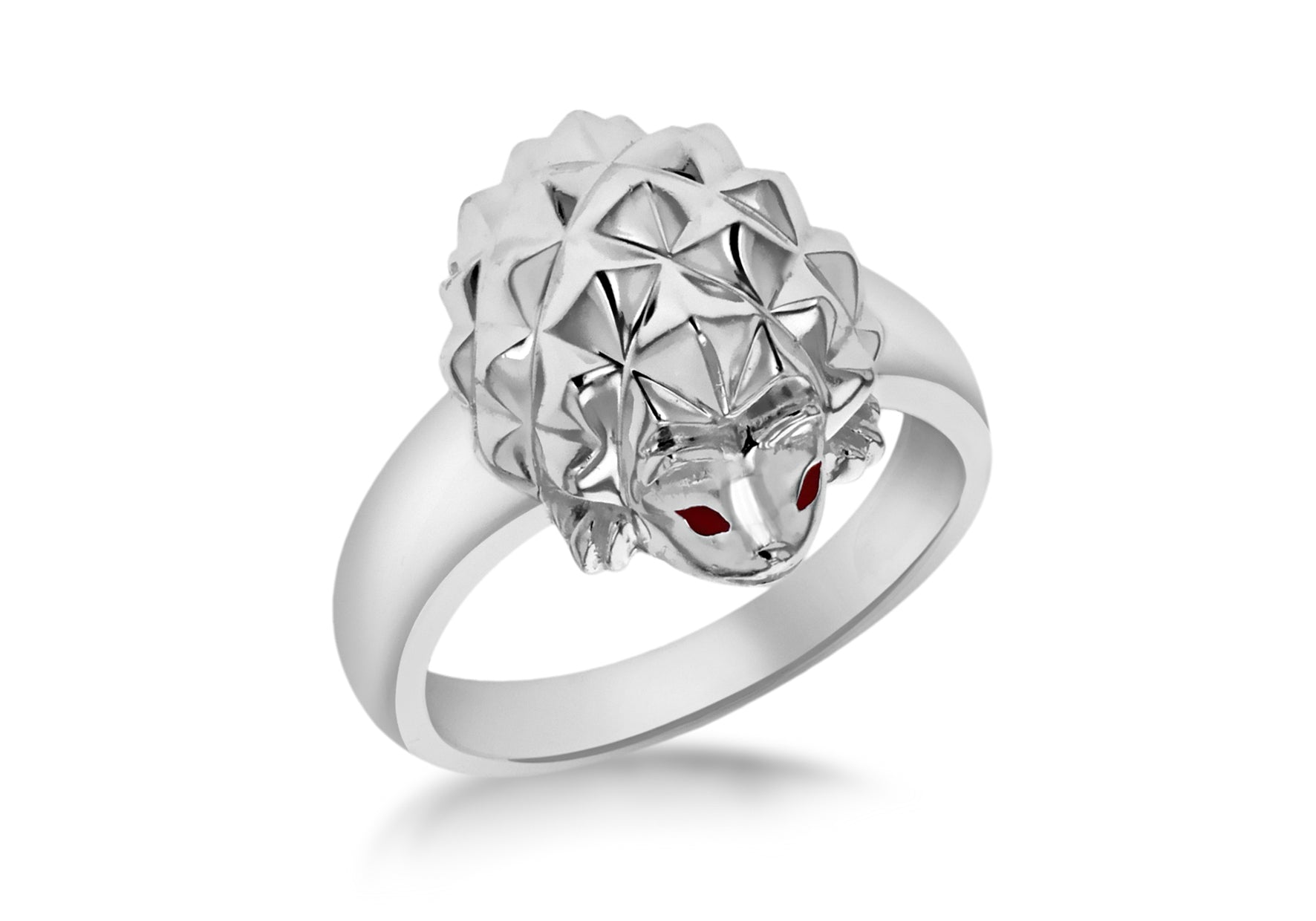 Sterling Silver Hedgehog Ring