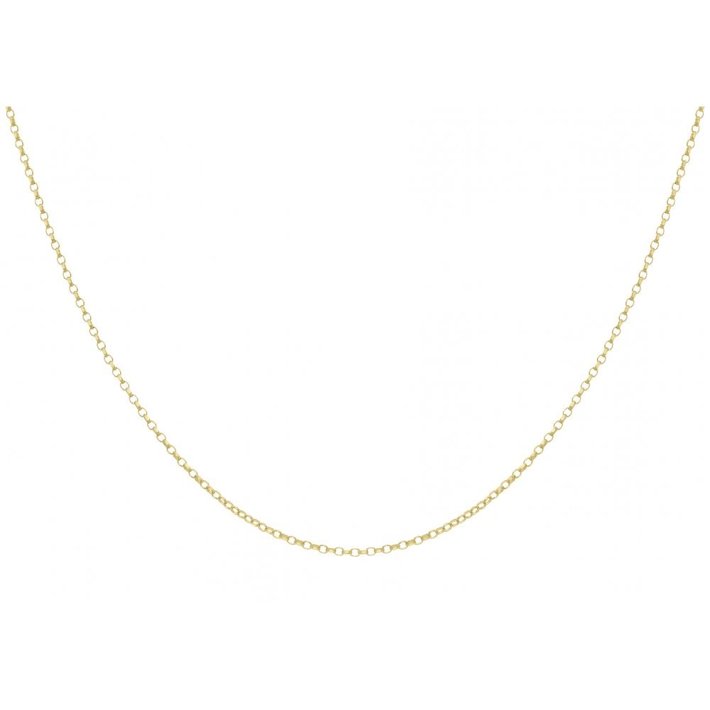 9ct Yellow Gold 50 Diamond Cut Belcher Chain