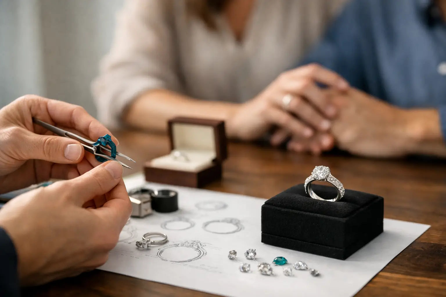 The Bespoke Engagement Ring Journey