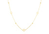 9ct Yellow Gold Bead Ring Necklace Chain