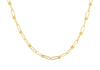 9ct Yellow Gold Nautical Paper Links Chain Necklace