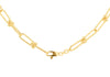 9ct Yellow Gold Nautical Paper Links Chain Necklace