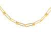 9ct Yellow Gold Nautical Paper Links Chain Necklace