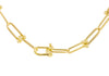 9ct Yellow Gold Nautical Links Chain Necklace