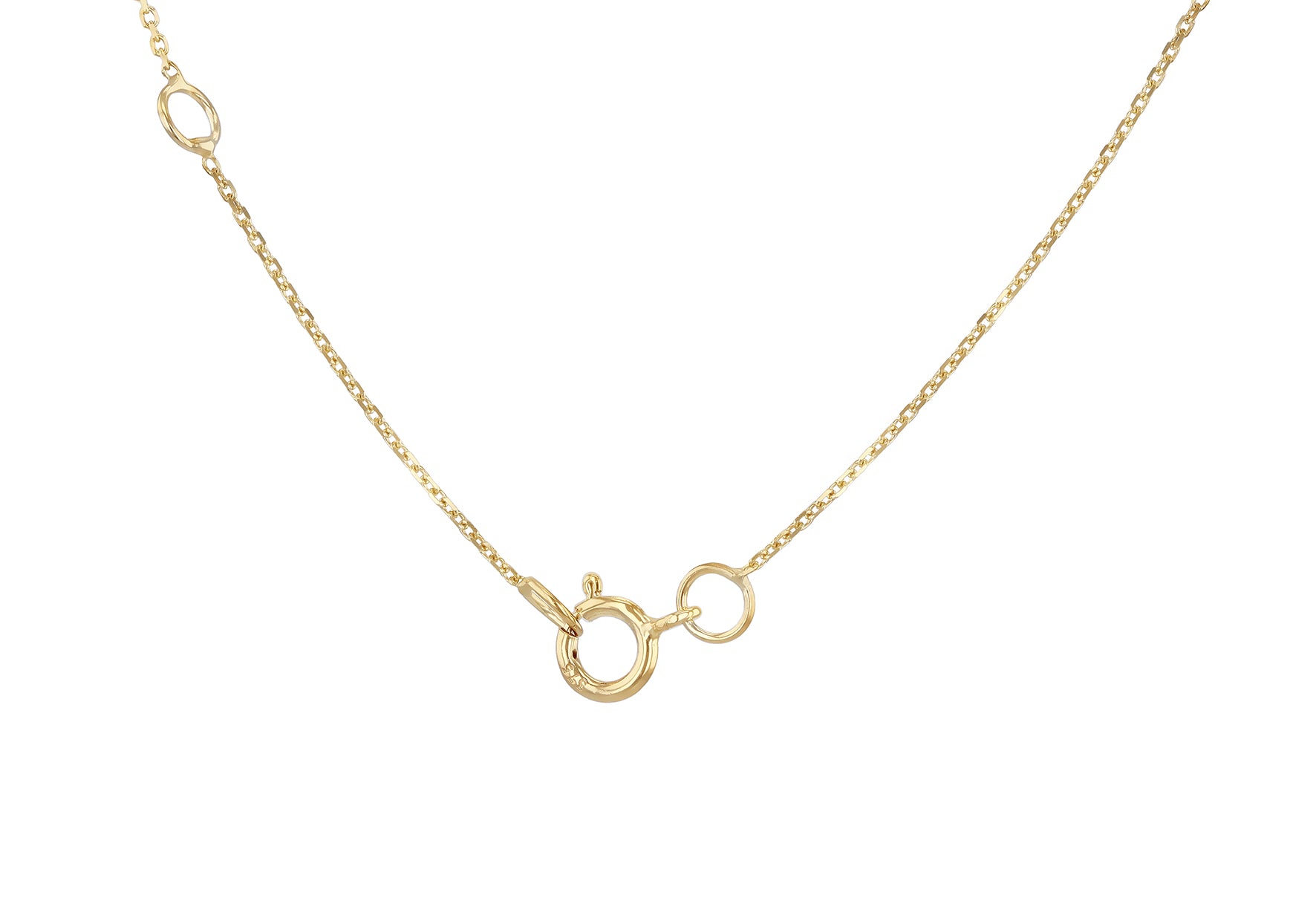 9ct Yellow Gold Bow Necklace