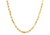 9ct Yellow Gold Diamond Cut Knot Links Rope Chain