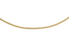 9ct Yellow Gold 25 Diamond Cut Ultra-Slim Adjustable Curb Chain