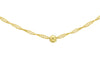 9ct Yellow Gold Diamond Cut Ball & Twist Curb Chain
