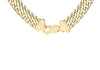 9ct Yellow Gold Double Curb Chain Necklace
