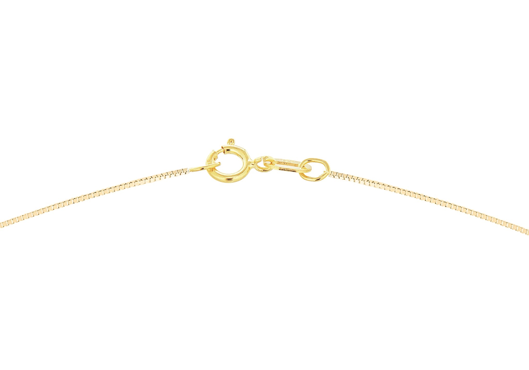 9ct Yellow Gold Triple Heart Charm Box Chain Necklace