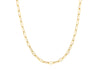 9ct Yellow Gold Paper Chain Necklace