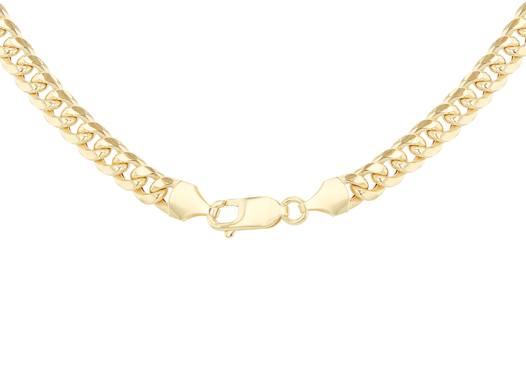 9ct Yellow Cuban Link Chain