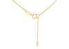 9ct Yellow Gold Mother of Pearl Clover Necklace