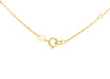 9ct Yellow Gold Evil Eye Pendant Necklace