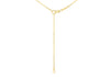9ct Yellow Gold Oval Mother Of Pearl Necklace