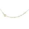 9ct Yellow Gold Pear-Cut Zirconia Slider Necklace