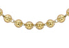 9ct Yellow Gold Diamond Cut Balls Necklace