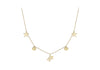 9ct Yellow Gold Sea & Sand Charm Necklace