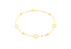9ct Yellow Gold Ring and Bead Bracelet