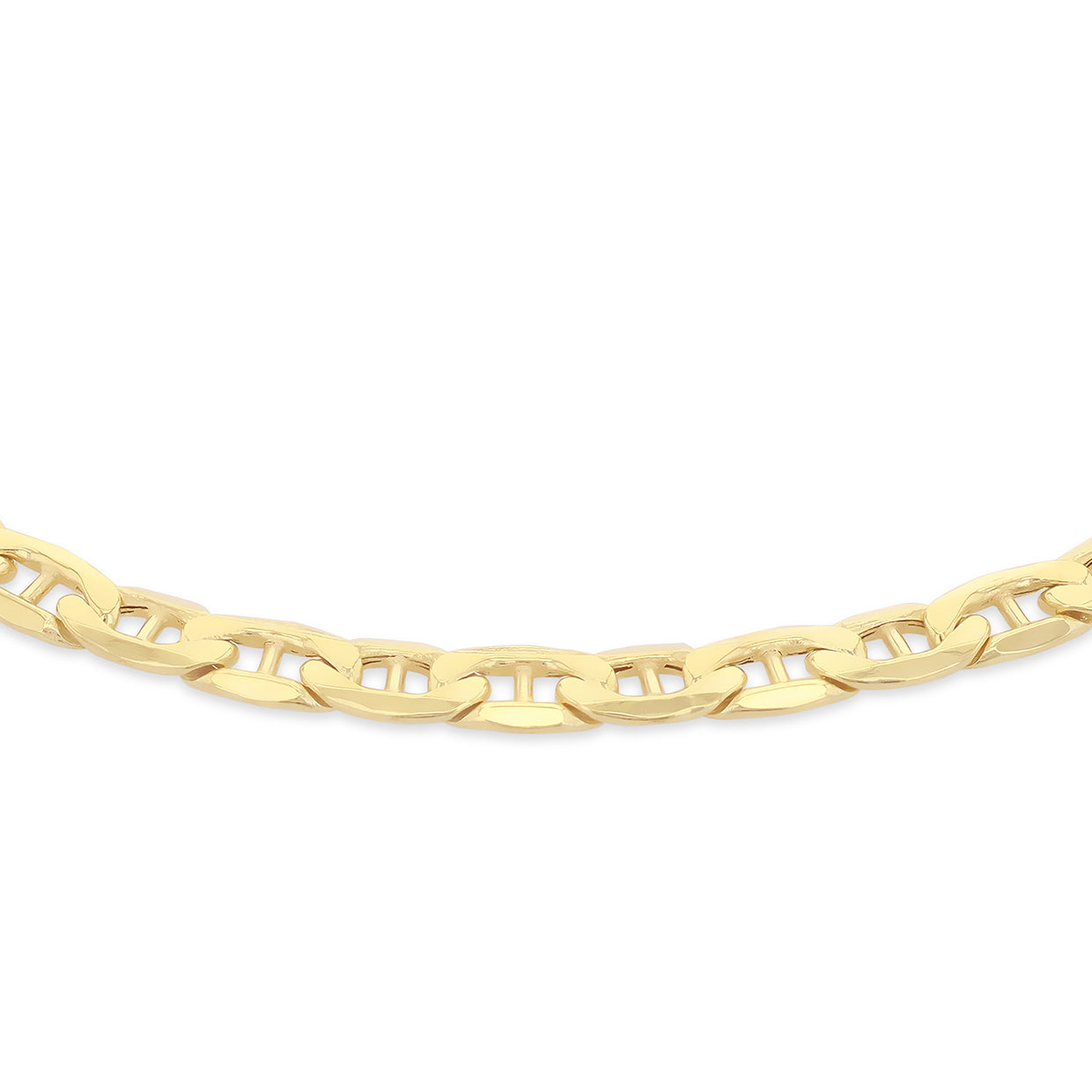 9ct Yellow Gold Cuban Links Bracelet