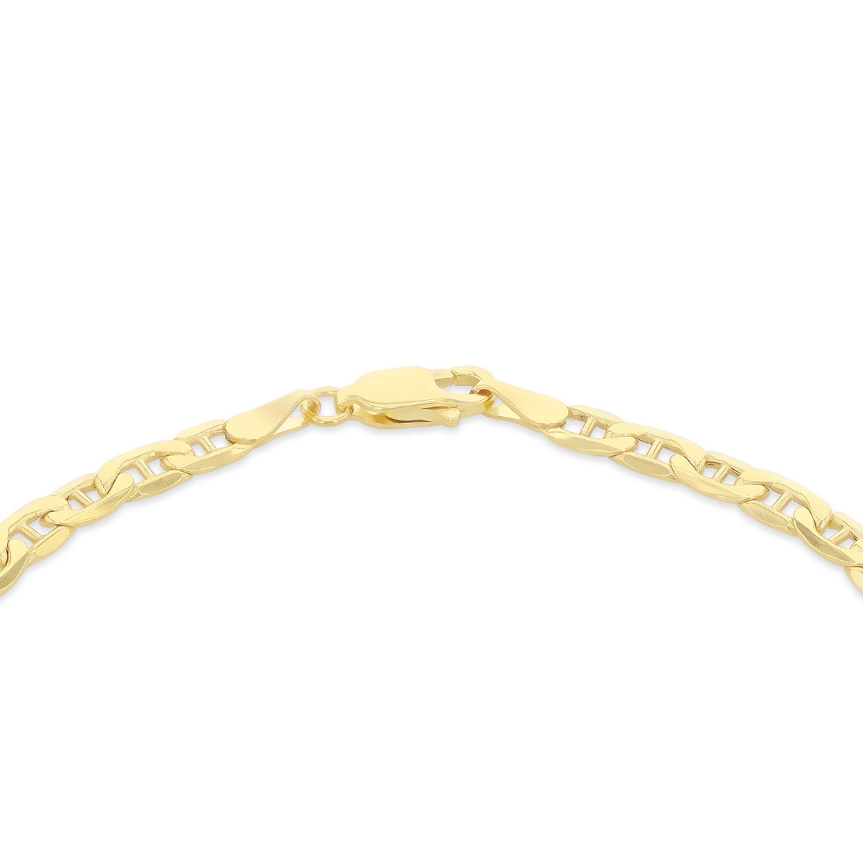 9ct Yellow Gold Anchor Links Bracelet