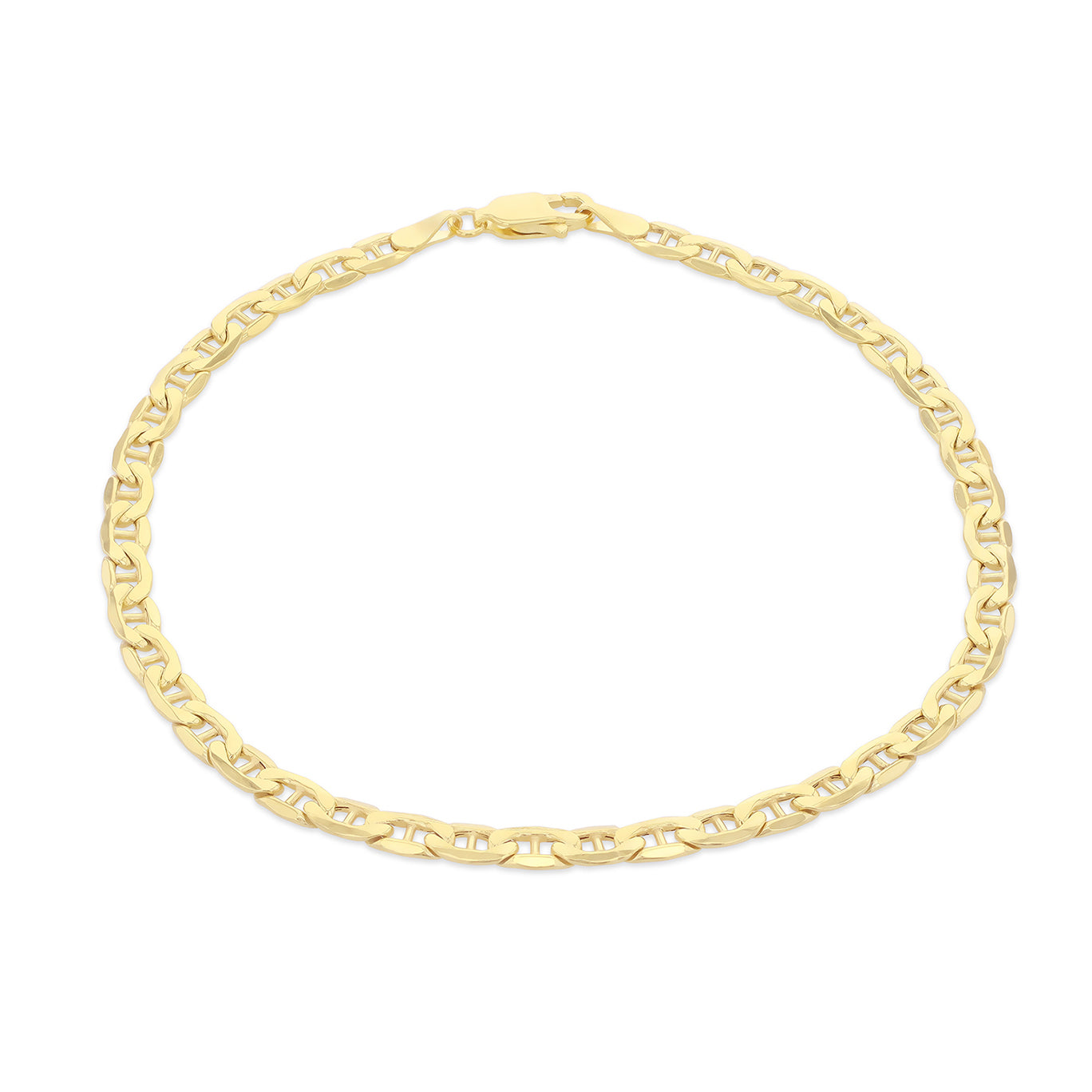9ct Yellow Gold Cuban Links Bracelet