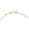 9ct Yellow Gold Starburst Clover Adjustable Trace & Ball Chain Bracelet