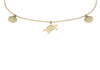 9ct Yellow Gold Sea & Sand Charm Bracelet