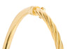 9ct Yellow Gold Half Twist Bangle
