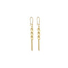 9ct Yellow Gold Spiral Link Tassel Drop Earrings
