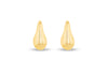 9ct Yellow Gold Pear Teardrop Stud Earrings