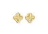 9ct Yellow Gold Rainbow Petal Stud Earrings